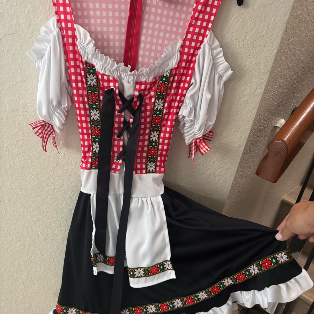 Lederhosen German beer girl costume